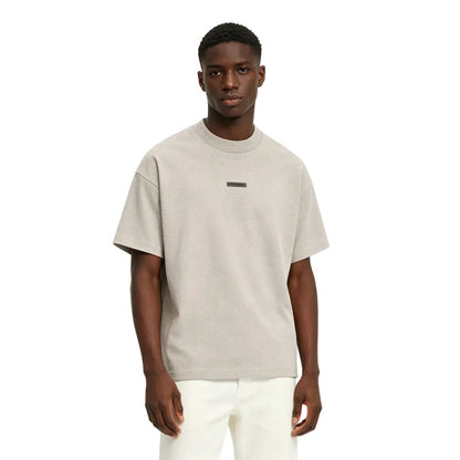 Fear of God Essentials Classic Short Sleeve Tee Heather Stone
