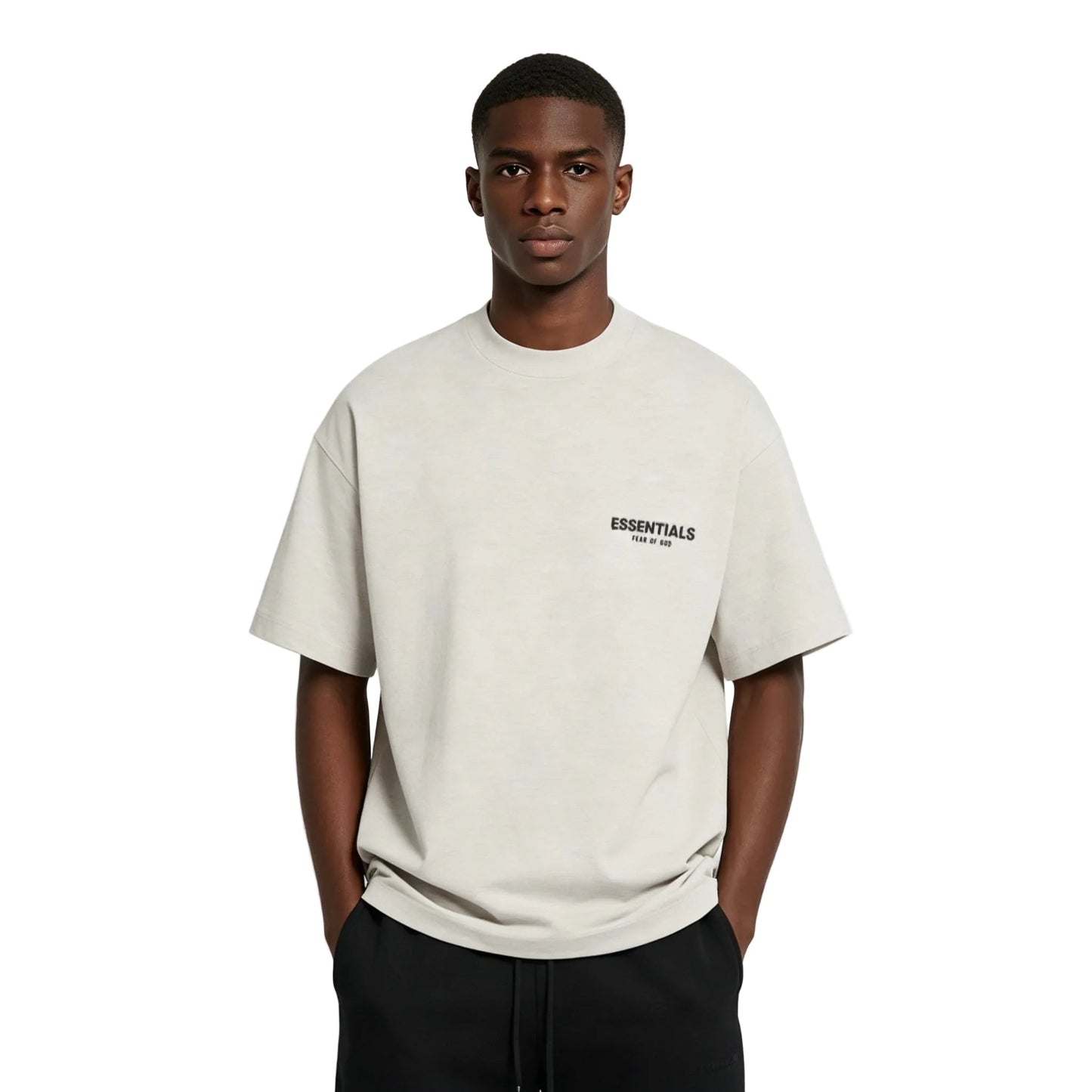 Fear of God Essentials Core Collection Tee Light Oatmeal