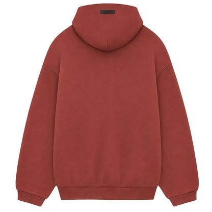 Fear of God Essentials Fleece Hoodie Crimson