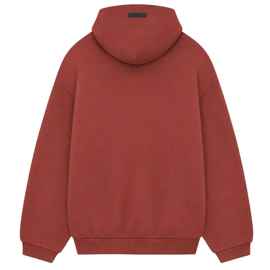 Fear of God Essentials Fleece Hoodie Crimson