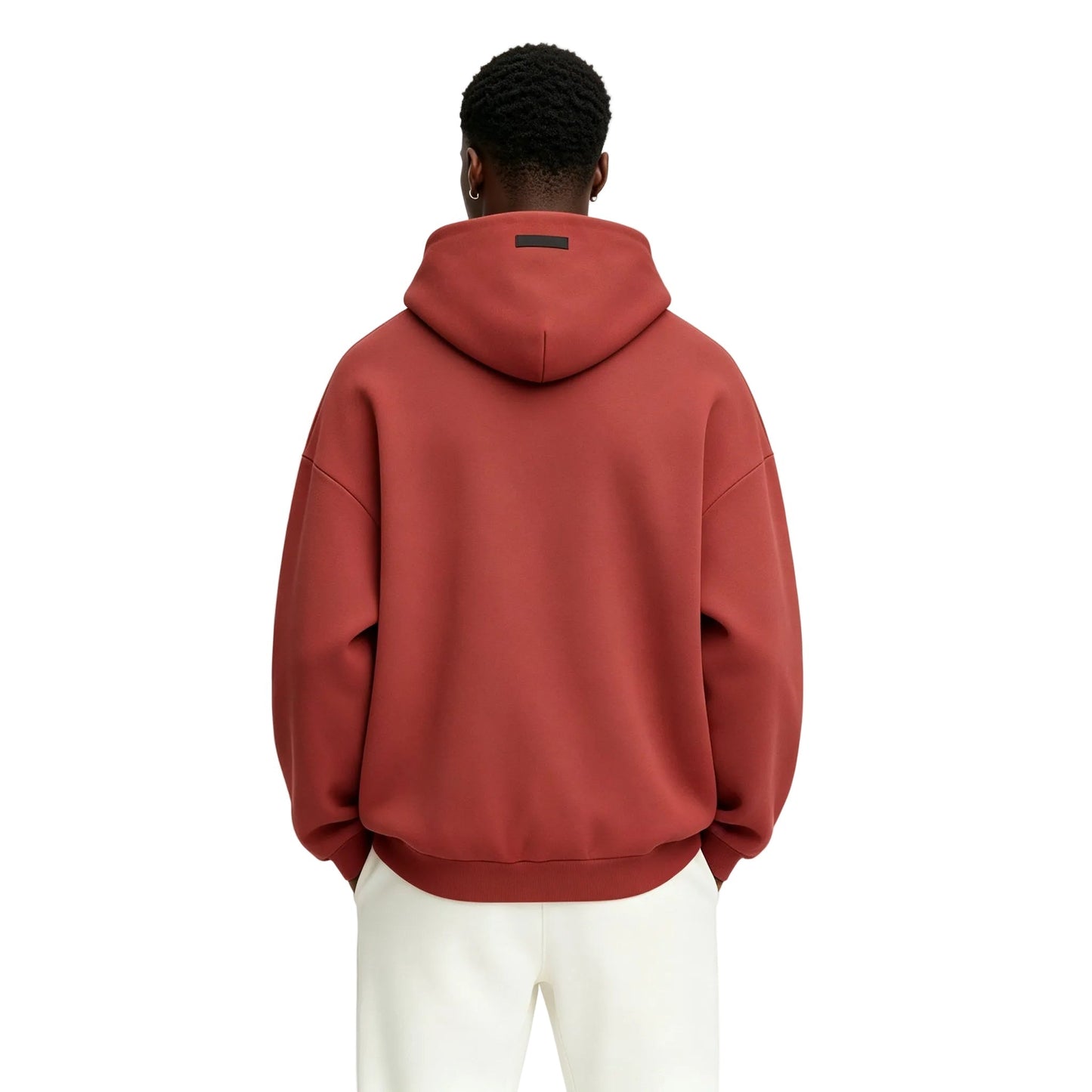 Fear of God Essentials Fleece Hoodie Crimson