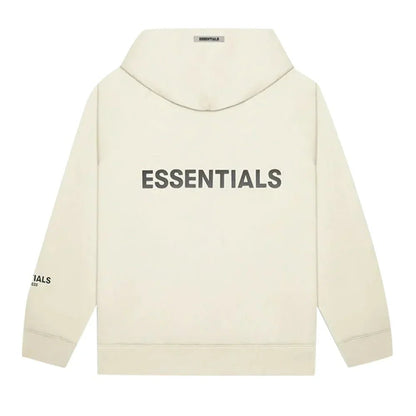 Fear of God Essentials Full Zip Hoodie Cream