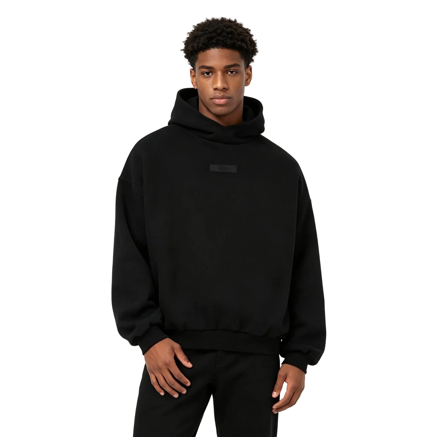 Fear of God Essentials Hoodie Jet Black