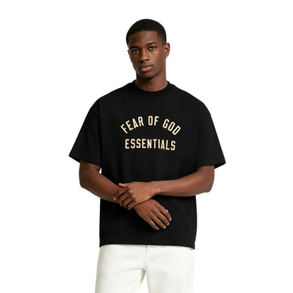 Fear of God Essentials Jersey Crewneck Tee Black