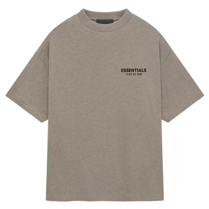 Fear Of God Essentials Jersey Crewneck Tee Heather Grey