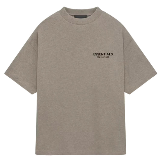 Fear Of God Essentials Jersey Crewneck Tee Heather Grey