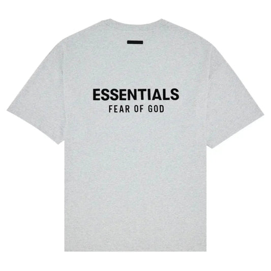 Fear of God Essentials Jersey Crewneck Tee Light Heather Grey