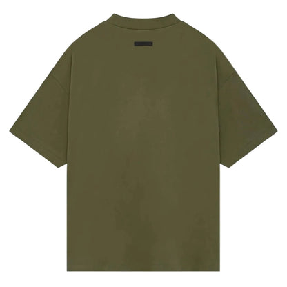 Fear of God Essentials Jersey Crewneck Tee Military