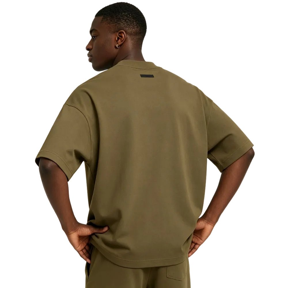 Fear of God Essentials Jersey Crewneck Tee Olive