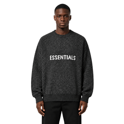 Fear of God Essentials Knit Sweater Black
