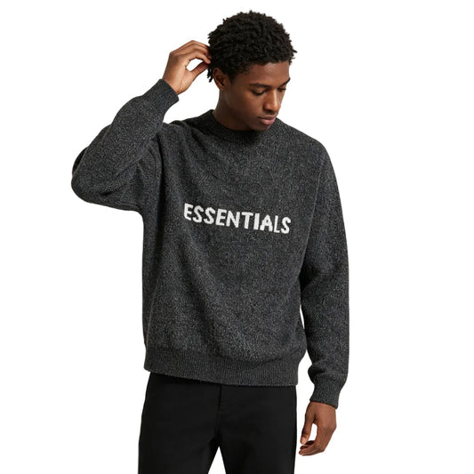 Fear of God Essentials Knit Sweater Black