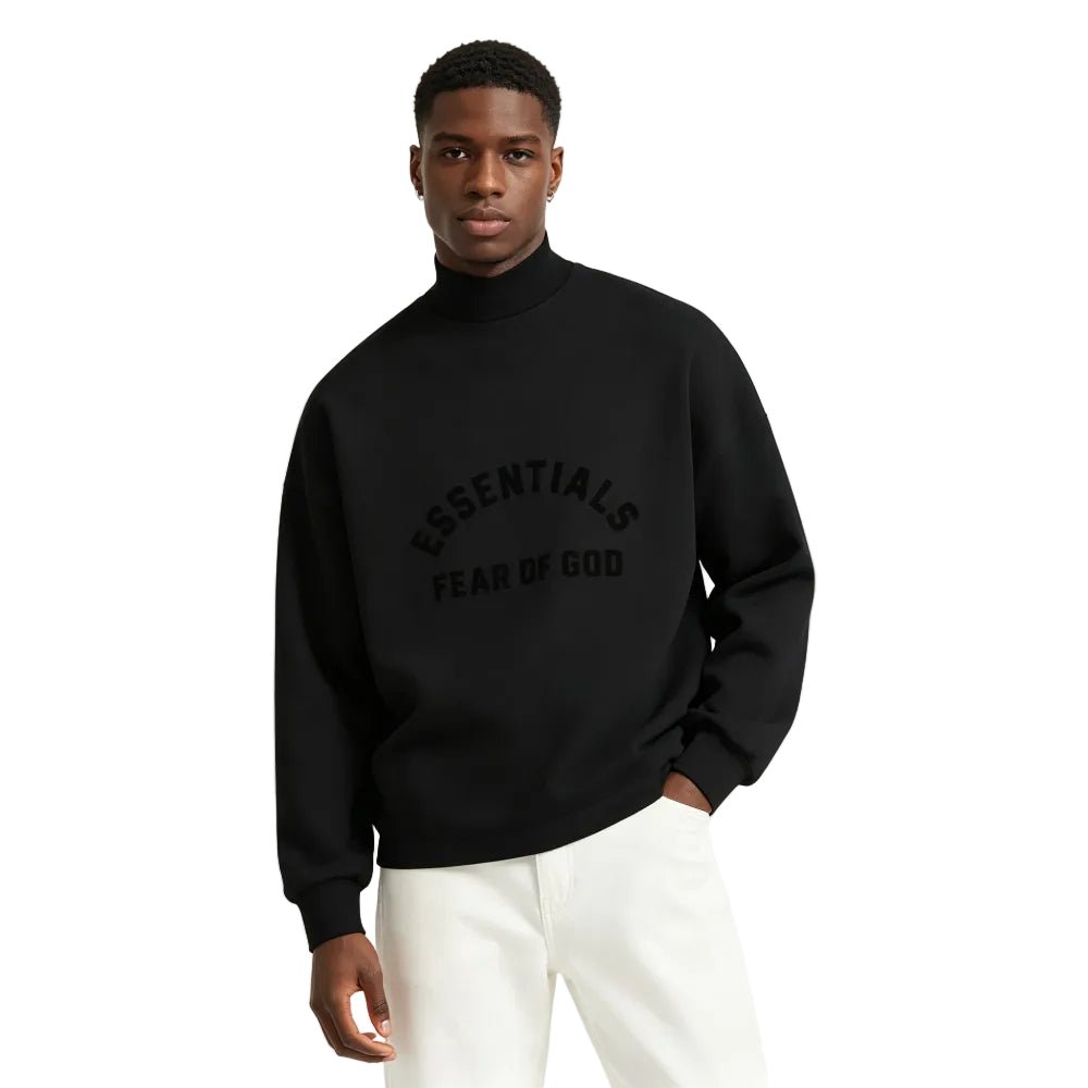 Fear of God Essentials Long Sleeve Tee Jet Black