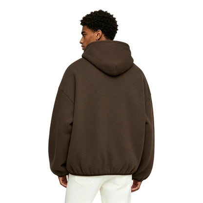 Fear of God Essentials Nylon Fleece Hoodie Heather Wood