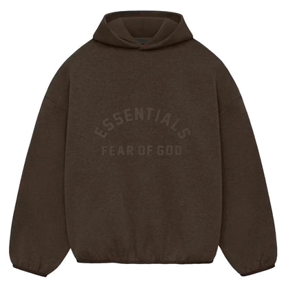 Fear of God Essentials Nylon Fleece Hoodie Heather Wood