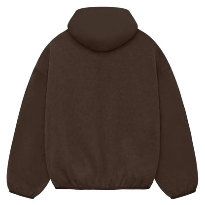 Fear of God Essentials Nylon Fleece Hoodie Heather Wood