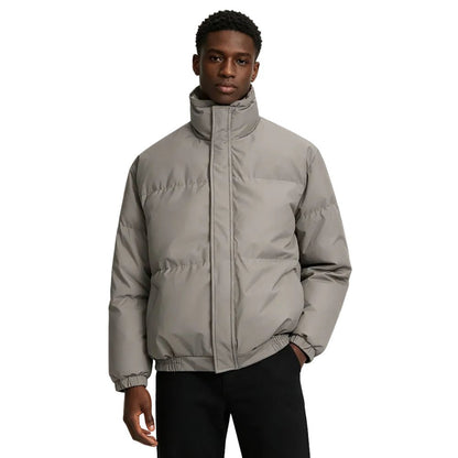Fear of God Essentials Puffer Jacket Cement