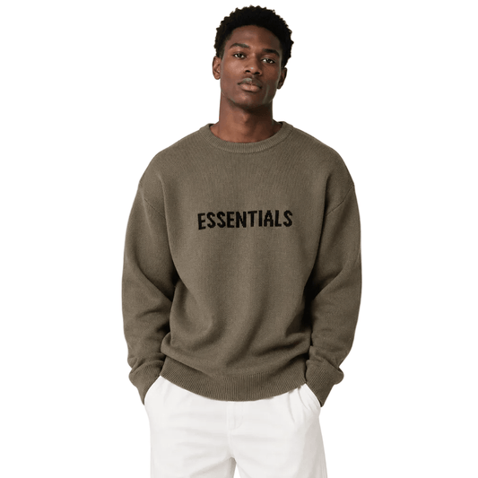 Fear of God Essentials x SSENSE Knit Sweater Rain Drum