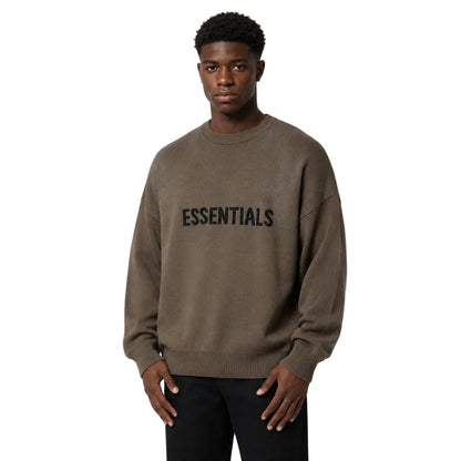 Fear of God Essentials x SSENSE Knit Sweater Rain Drum