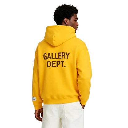 Gallery Dept. 90s GD Logo Hoodie Gold