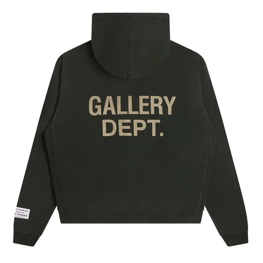 Gallery Dept. 90s GD Logo Hoodie Vintage Black