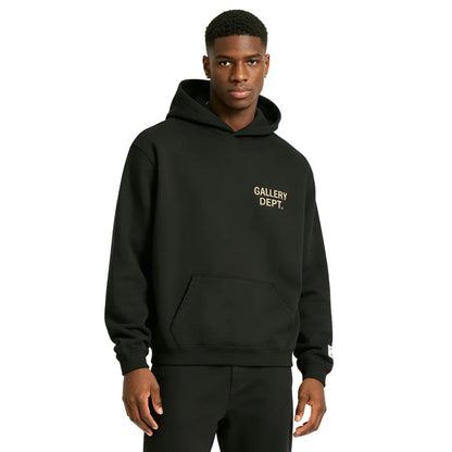 Gallery Dept. 90s GD Logo Hoodie Vintage Black