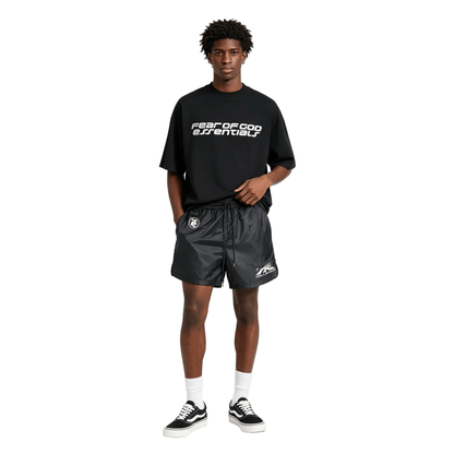 HELLSTAR NYLON SHORTS BLACK