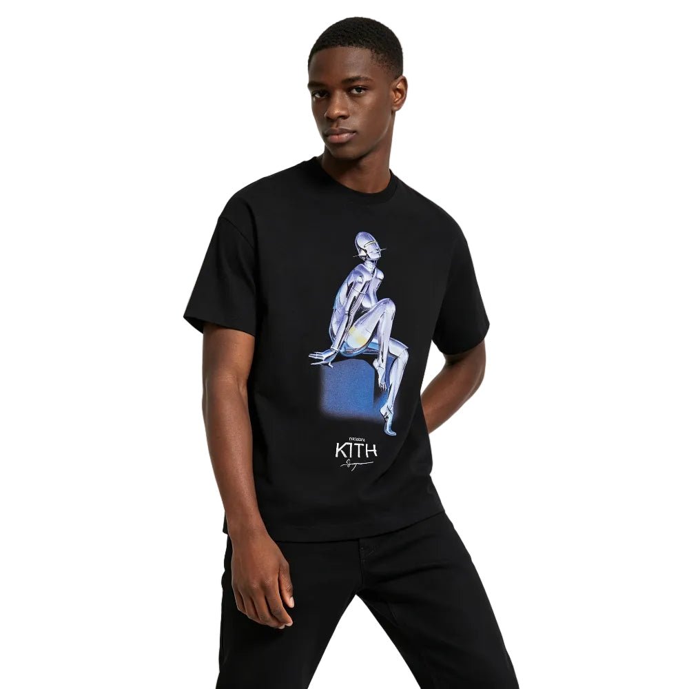 Kith For Nanzuka Gallery Sorayama Model A Stitch Tee Black