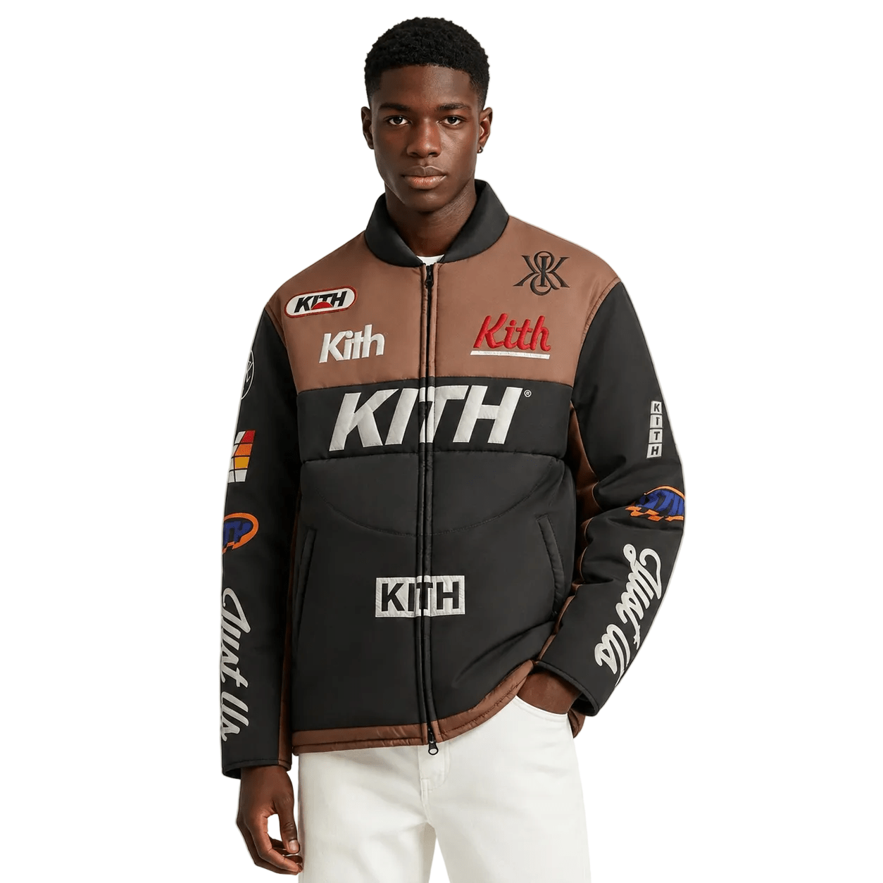 Kith Full Zip Brixton Puffed Shirt Jacket Yuma