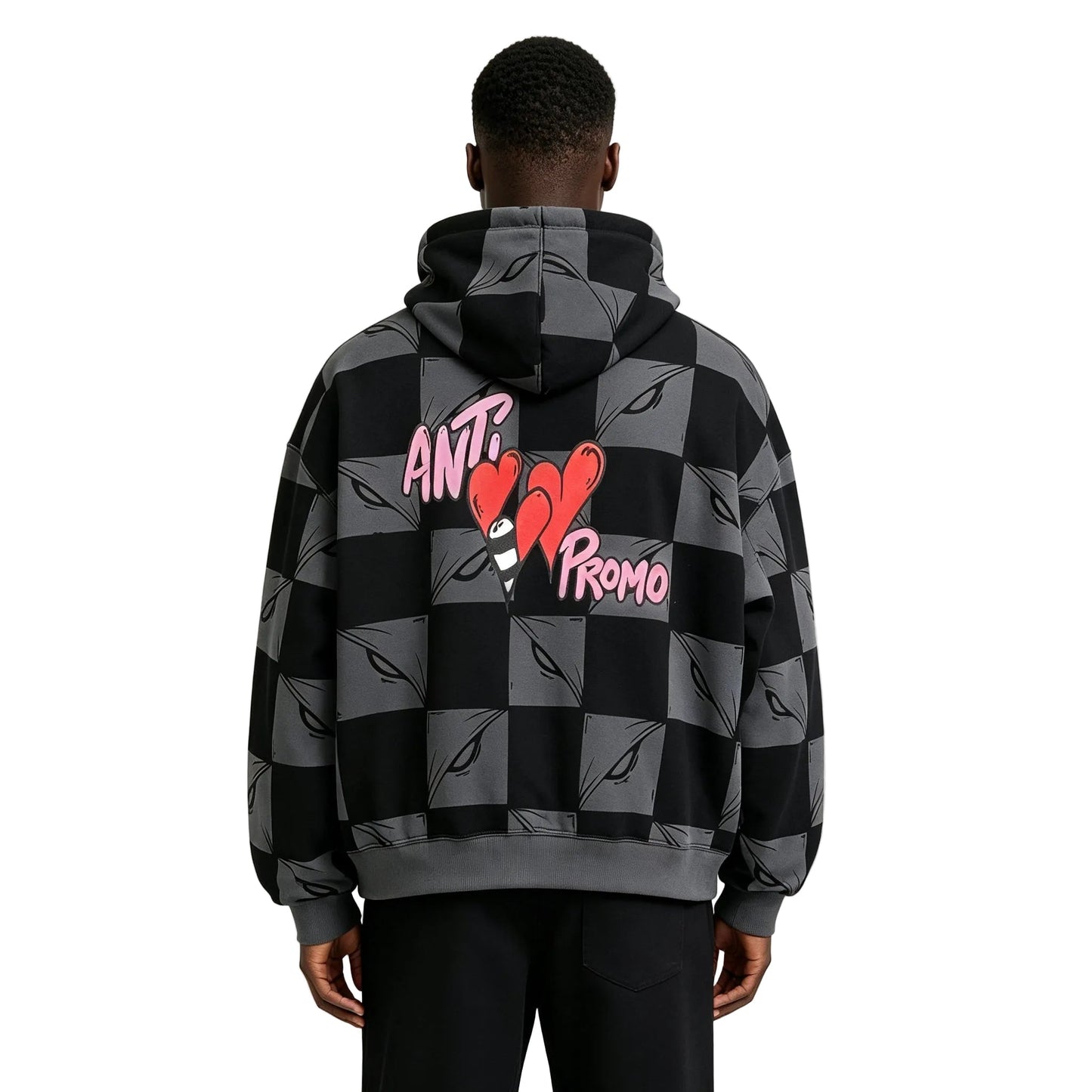 Matty Boy 99 Eyes Hoodie Black Grey