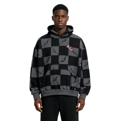 Matty Boy 99 Eyes Hoodie Black Grey