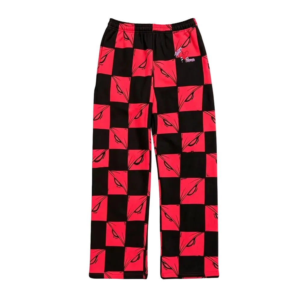 Matty Boy Anti Promo 99 Eyez Sweatpants Black Red