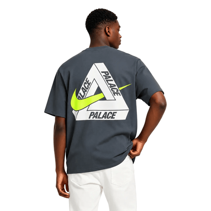 Palace x Nike Tri Swoosh T-Shirt Charcoal