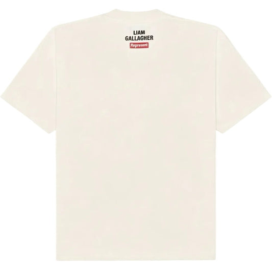 Represent Liam Gallagher Cmon You Know Vintage Tee White