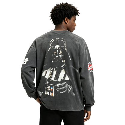 SAINT Mxxxxxx STAR WARS LS TEE /DARTHVADER BLACK