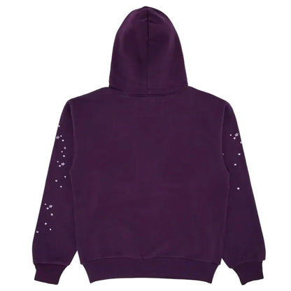 Sp5der Star OG Web V2 Hoodie Purple