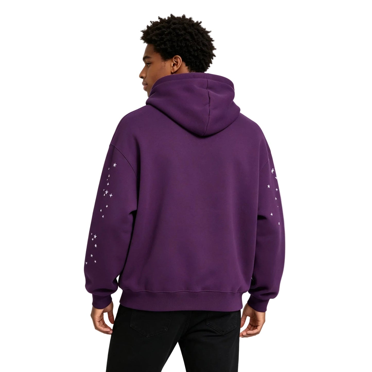 Sp5der Star OG Web V2 Hoodie Purple