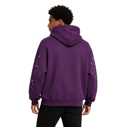 Sp5der Star OG Web V2 Hoodie Purple