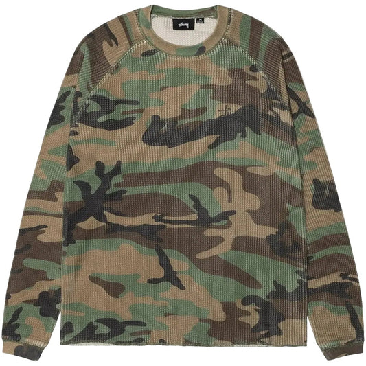 Stussy Basic Thermal Woodland Camo