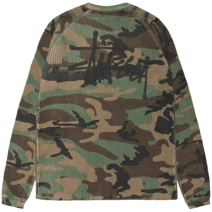 Stussy Basic Thermal Woodland Camo