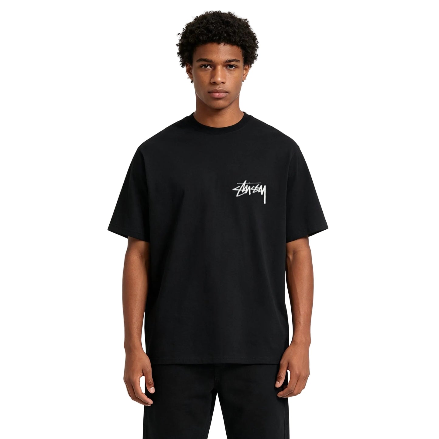 Stussy Diced Out Tee Black