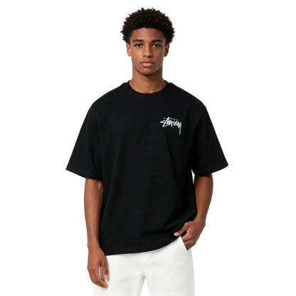 Stussy Fuzzy Dice Tee Black
