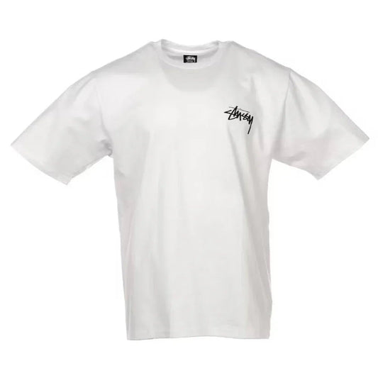 Stussy Fuzzy Dice Tee White