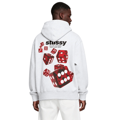 Stussy Rollers Hoodie Ash Heather