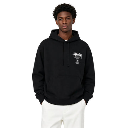 Stussy World Tour Hoodie Black