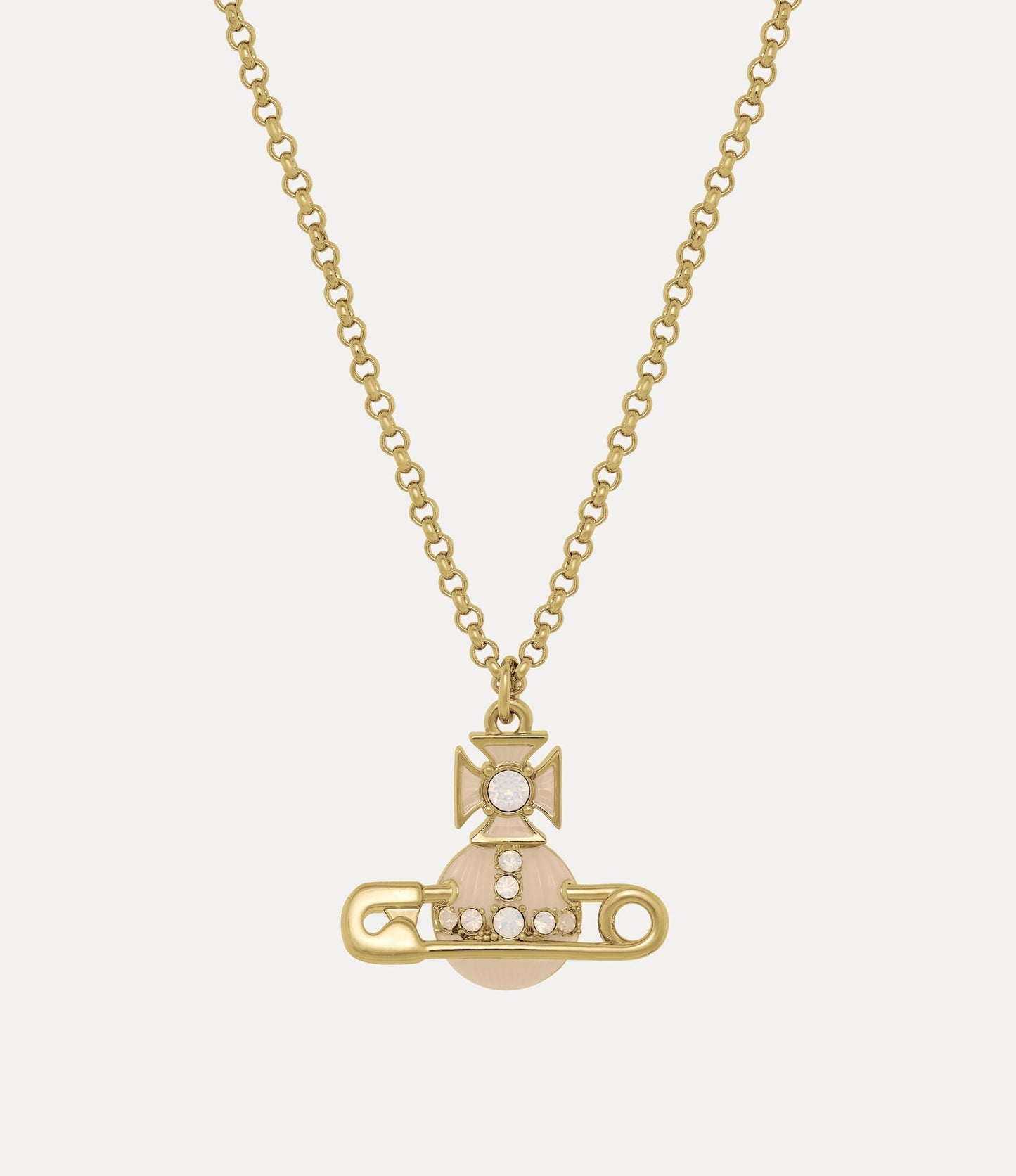 VIVIENNE WESTWOOD Kitty Pendant Necklace Brass(2 Colors)