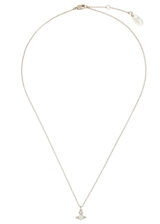 VIVIENNE WESTWOOD London Orb Necklace Brass(Silver)